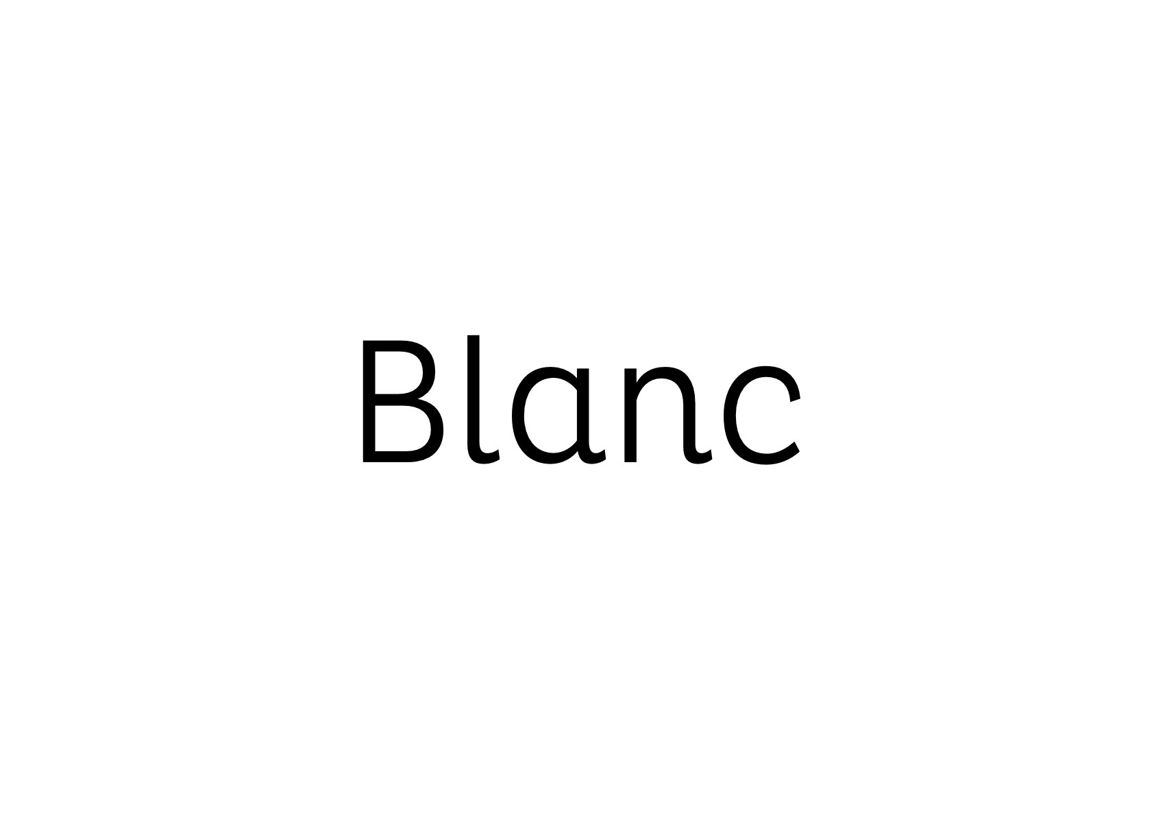 Blanc