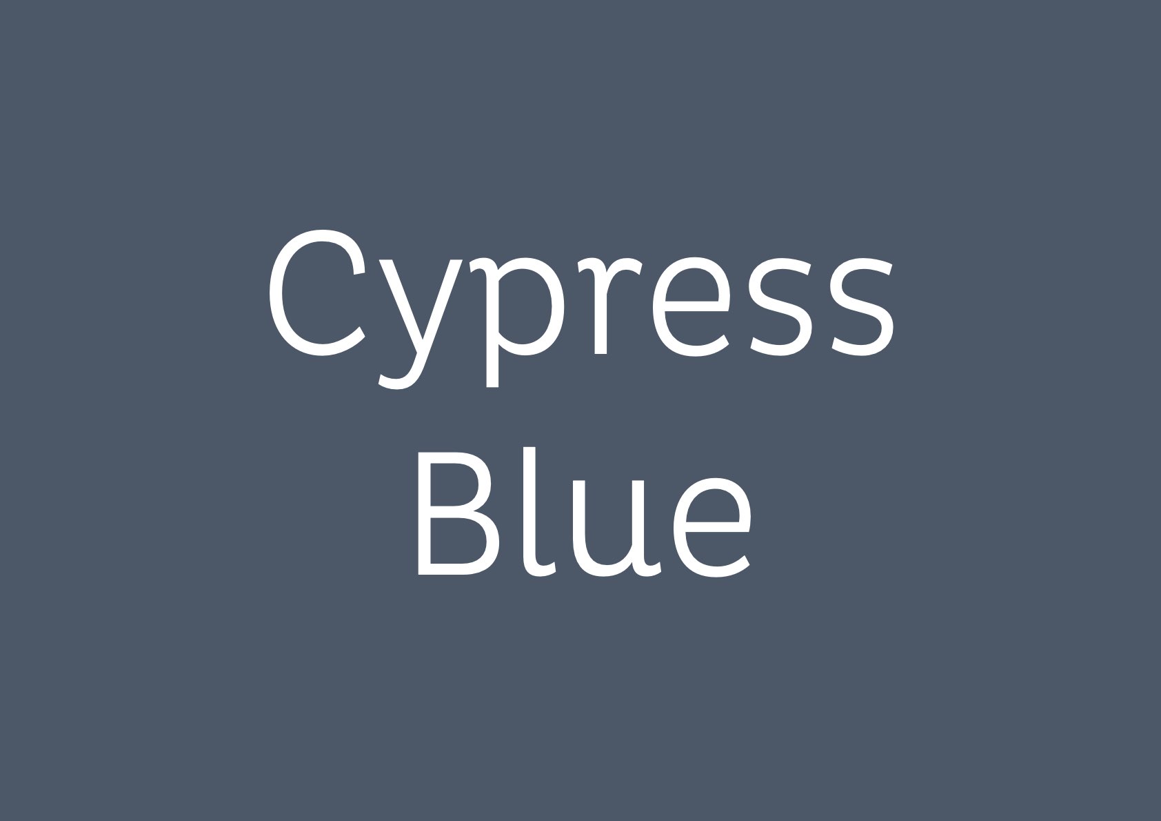 Cypress Blue