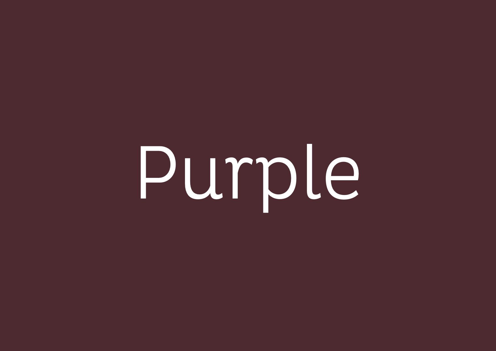 Purple